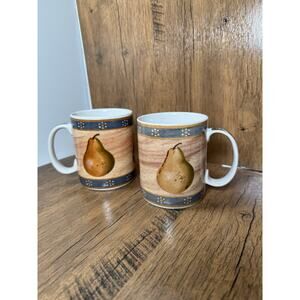 Block COUNTRY ORCHARD Mug Pears Set Of Two